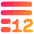 Word Count Icon from Plump Gradient Set
