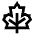 Maple Leaf Icon from Atlas Line Set