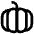 Pumpkin Icon from Atlas Line Set