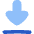 Arrow Outline Download Icon from Flex Flat Set