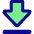 Arrow Outline Download Icon from Core Pop Set
