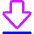 Arrow Outline Download Icon from Core Neon Set