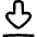 Arrow Outline Download Icon from Flex Line Set