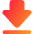 Arrow Outline Download Icon from Core Gradient Set