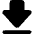 Arrow Outline Download Icon from Core Solid Set