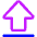Arrow Outline Upload Icon from Core Neon Set