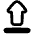 Arrow Outline Upload Icon from Plump Remix Set