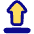 Arrow Outline Upload Icon from Plump Pop Set