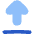Arrow Outline Upload Icon from Flex Flat Set