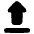Arrow Outline Upload Icon from Plump Solid Set