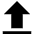 Arrow Outline Upload Icon from Sharp Solid Set