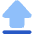Arrow Outline Upload Icon from Core Flat Set