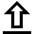 Arrow Outline Upload Icon from Sharp Line Set