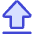 Arrow Outline Upload Icon from Core Duo Set