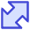 Thick Arrow Diagonal Large 1 Icon from Core Duo Set