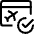 Plane Boarding Pass Check Icon from Ultimate Regular Set