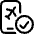 Plane Boarding Pass Smartphone Check Icon from Ultimate Regular Set