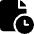 Time Clock File Icon from Ultimate Bold Set