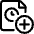 Time Clock File Add Icon from Ultimate Regular Set