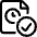 Time Clock File Check Icon from Ultimate Regular Set