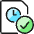 Time Clock File Check Icon from Ultimate Colors Set