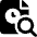 Time Clock File Search Icon from Ultimate Bold Set