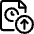 Time Clock File Upload Icon from Ultimate Regular Set