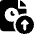 Time Clock File Upload Icon from Ultimate Bold Set