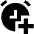Add Alert Clock Icon from Sharp Solid Set
