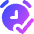 Alarm Check On Icon from Core Gradient Set
