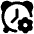 Alarm Clock Setting Gear Icon from Plump Remix Set