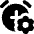 Alarm Clock Setting Gear Icon from Core Solid Set
