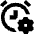 Alarm Clock Setting Gear Icon from Sharp Remix Set