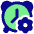 Alarm Clock Setting Gear Icon from Plump Pop Set