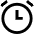 Alarm Clock Icon from Sharp Line Set