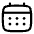 Calendar Icon from Solar Linear Set