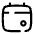 Calendar Mark Icon from Solar Broken Set