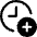 Clock Add Icon from Ultimate Bold Set
