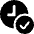Clock Checked Alternate Icon from Ultimate Bold Set