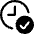 Clock Checked Icon from Ultimate Bold Set