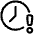 Clock Important Time Icon from Plump Line Set