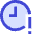 Clock Important Time Icon from Sharp Duo Set