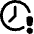 Clock Important Time Icon from Plump Remix Set