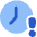 Clock Important Time Icon from Plump Flat Set