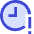Clock Important Time Icon from Sharp Duo Set