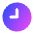 Clock Solo Icon from Core Gradient Set