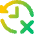 History Arrow Delete Icon from Core Gradient Set