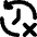 History Arrow Delete Icon from Flex Solid Set
