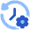 History Arrow Manage Icon from Plump Flat Set