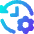 History Arrow Manage Icon from Core Gradient Set